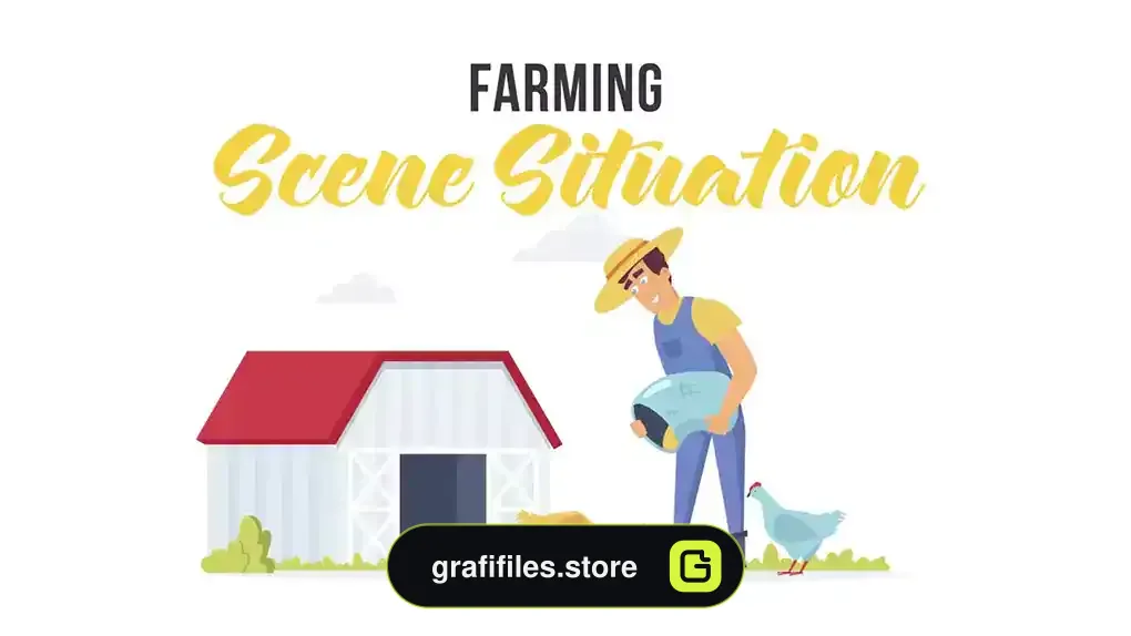 پروژه افترافکت موشن گرافیک کشاورزی Farming - Scene Situation
