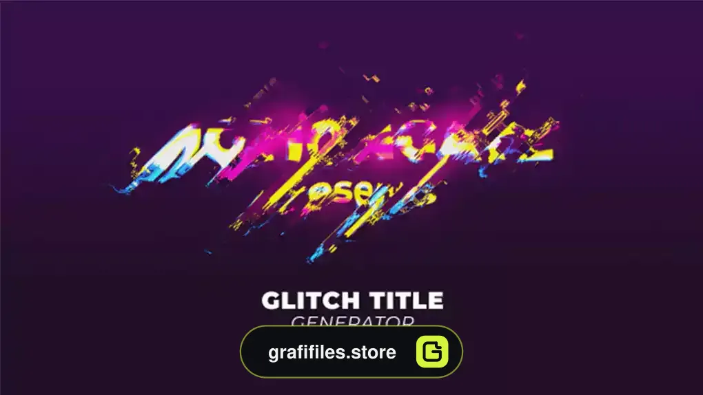 پروژه داوینچی ریزالو تایتل گلیچ Glitch Title