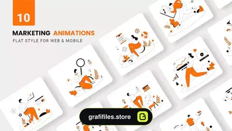 پروژه افترافکت موشن گرافیک آژانس بازاریابی