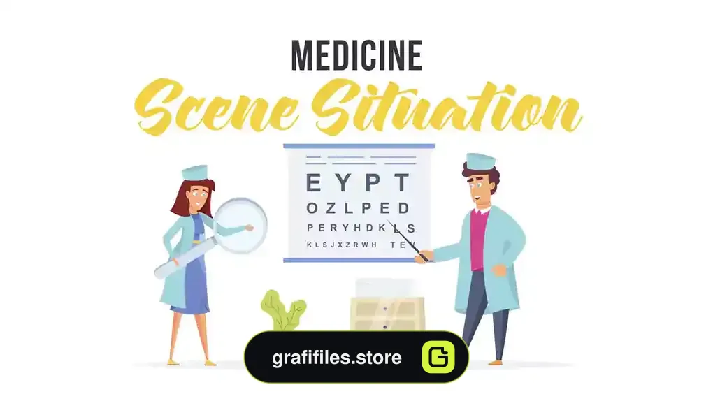 پروژه افترافکت موشن گرافیک پزشکی Medicine - Scene Situation