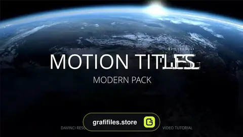 پروژه داوینچی ریزالو تایتل موشن Motion Titles Pack