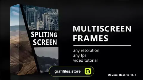 پروژه داوینچی ریزالو فریم مولتی اسکرین Multiscreen Frames