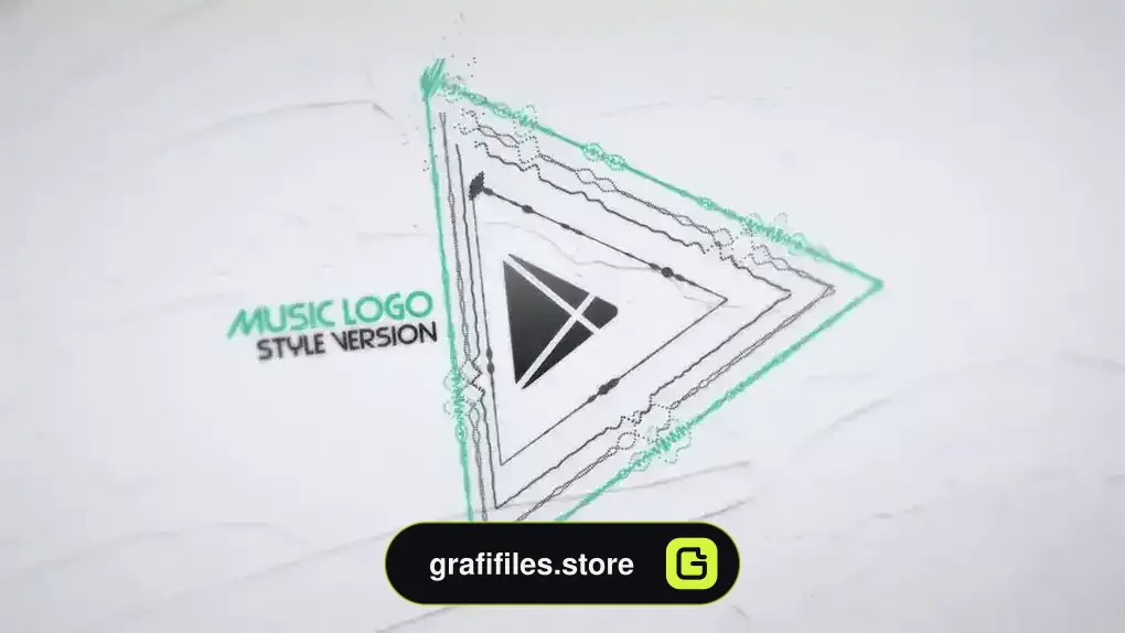 پروژه افترافکت لوگو موزیک Music Logo