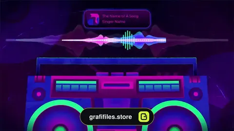 پروژه افترافکت ویژوالایزر موزیک Music Makers Visualizer