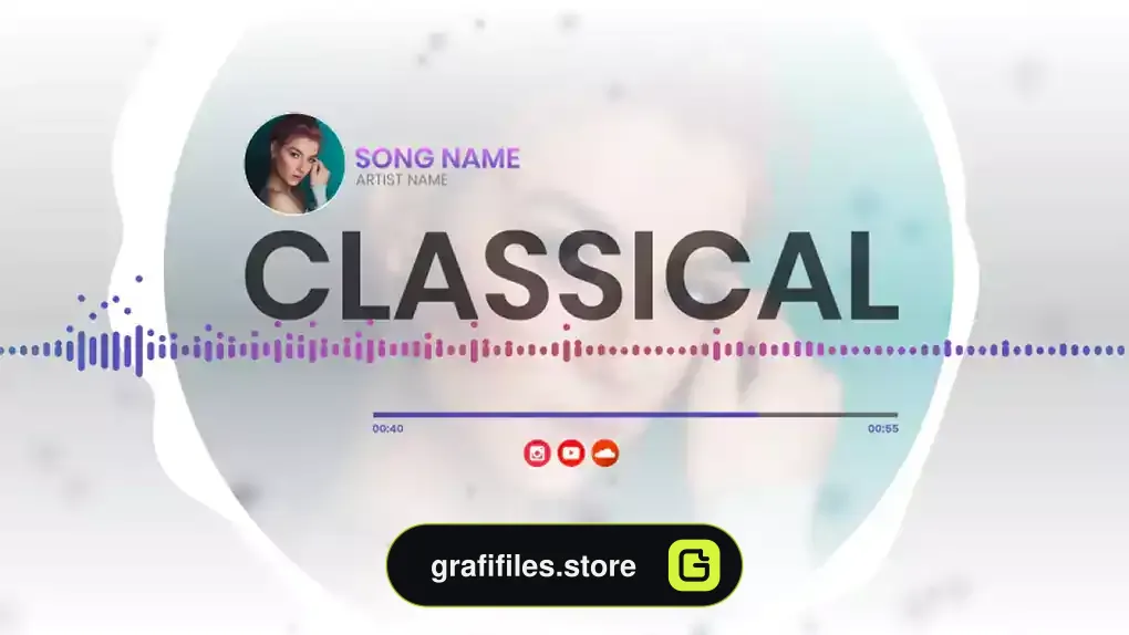 پروژه افترافکت ویژوالایزر موزیک Music Visualizer