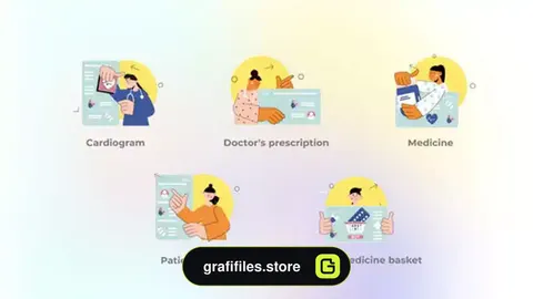پروژه افترافکت موشن گرافیک نوبت دهی آنلاین پزشک