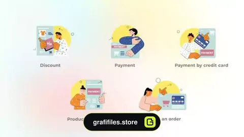 پروژه افترافکت موشن گرافیک پرداخت آنلاین