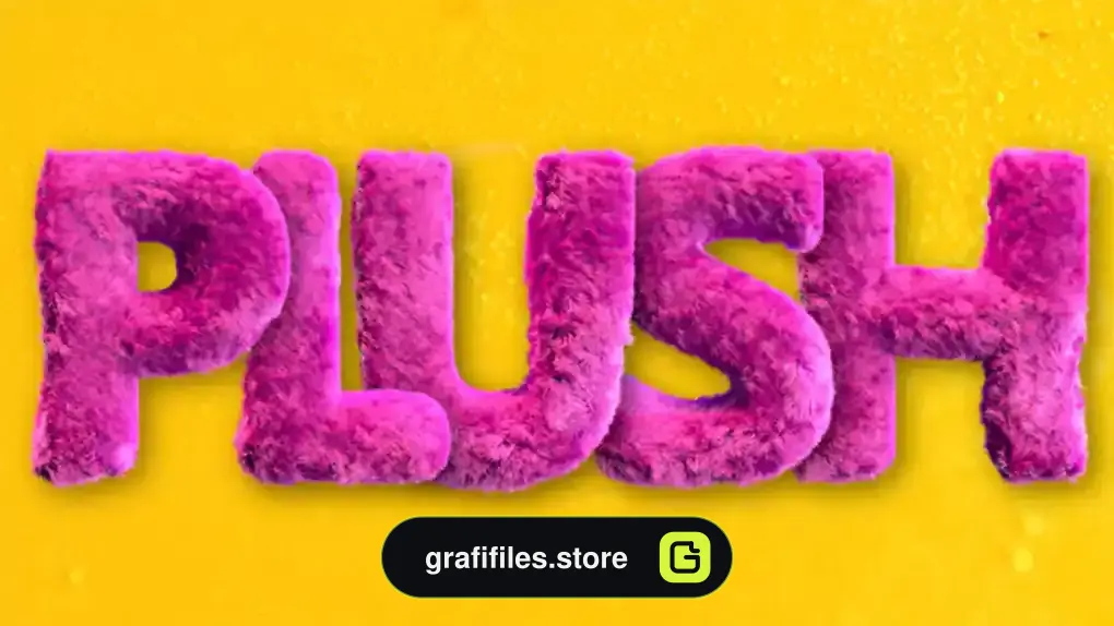 پروژه افترافکت تایپوگرافی مخملی Plush Typography Kit