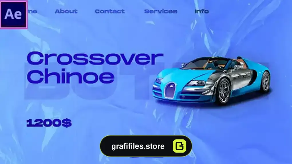 پروژه افترافکت تیزر تبلیغاتی اجاره ماشین Rent A Car Promo