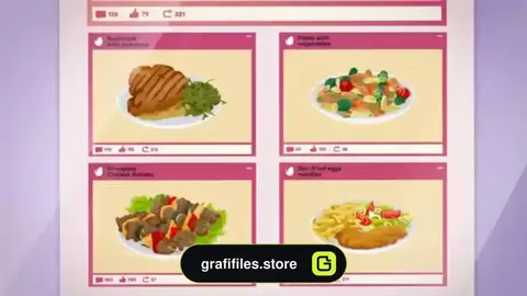 پروژه افترافکت موشن گرافیک خدمات دلیوری رستوران