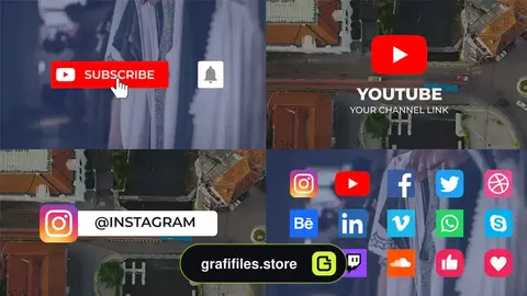 پروژه پریمیر شبکه اجتماعی Social Media Pack