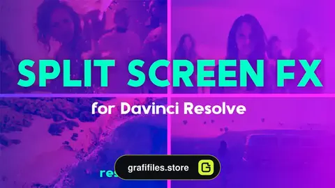 پروژه داوینچی ریزالو تقسیم صفحه نمایش Split Screen FX - Grid Layouts