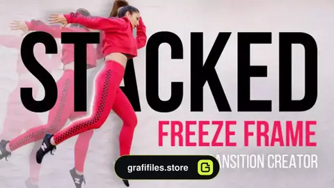 ترانزیشن داوینچی ریزالو با افکت فریز فریم Stacked Freeze Frame Transition