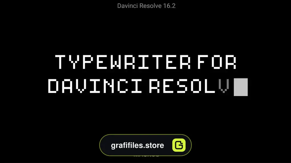 پروژه داوینچی ریزالو تایتل ماشین تحریر Typewriter Titles