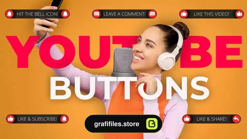 پروژه داوینچی ریزالو انیمیشن دکمه یوتیوب Youtube Buttons