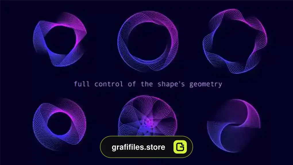 پروژه افترافکت اشکال انتزاعی Abstract Shapes