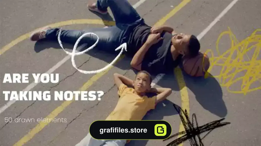 پروژه پریمیر موشن گرافیک Are You Taking Notes