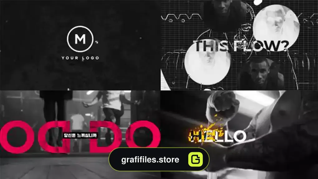 پروژه افترافکت تایپوگرافی Bold Typography