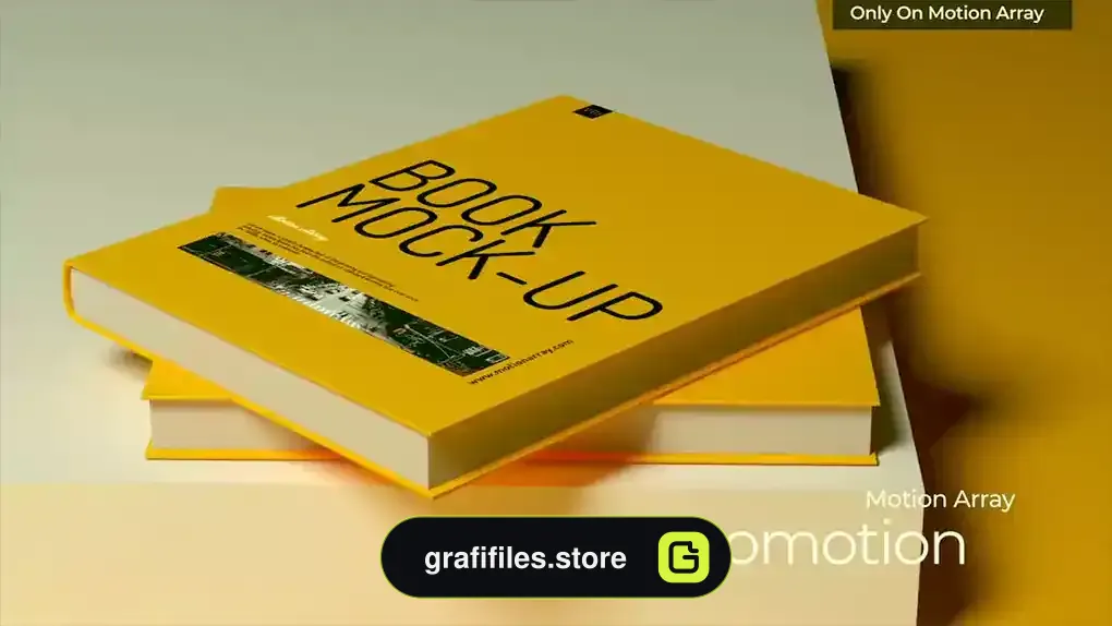 پروژه افترافکت معرفی کتاب Book Promo