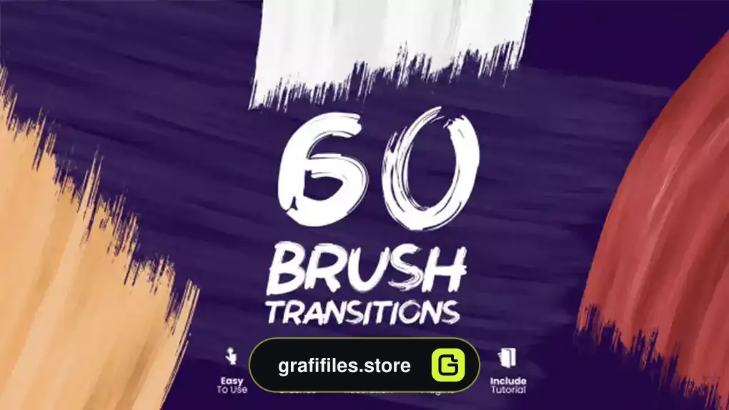 ترانزیشن افترافکت براش Brush Transitions