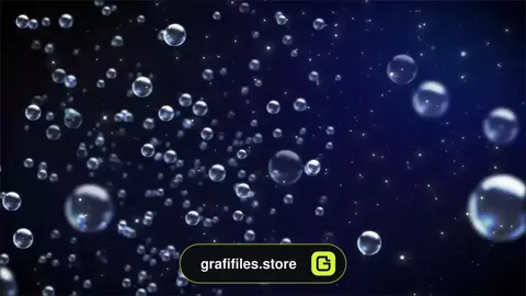 بک گراند موشن گرافیک حباب