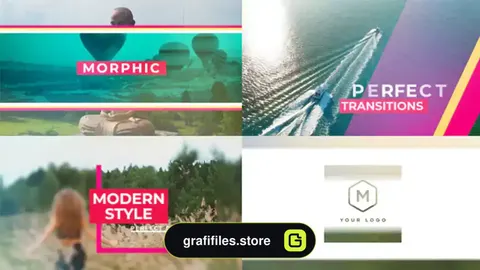 پروژه افترافکت وله سفر Clean Morphic Trip