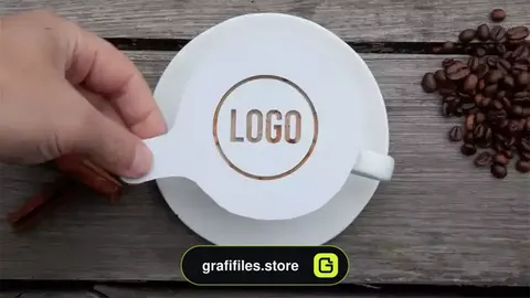 لوگو موشن افترافکت قهوه Coffee Opener