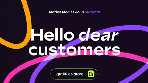 پروژه افترافکت اینترو تایپوگرافی رنگارنگ Colorful Typography Intro