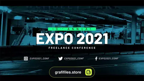 پروژه افترافکت تیزر تبلیغاتی ایونت کنفرانس Conference Event Promo