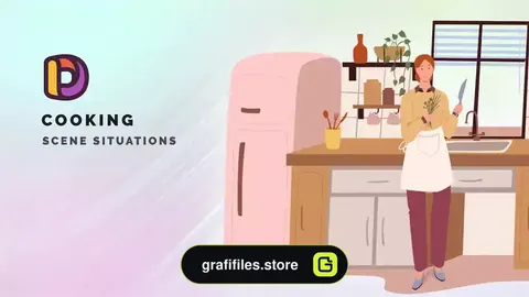 پروژه افترافکت موشن گرافیک آشپزی