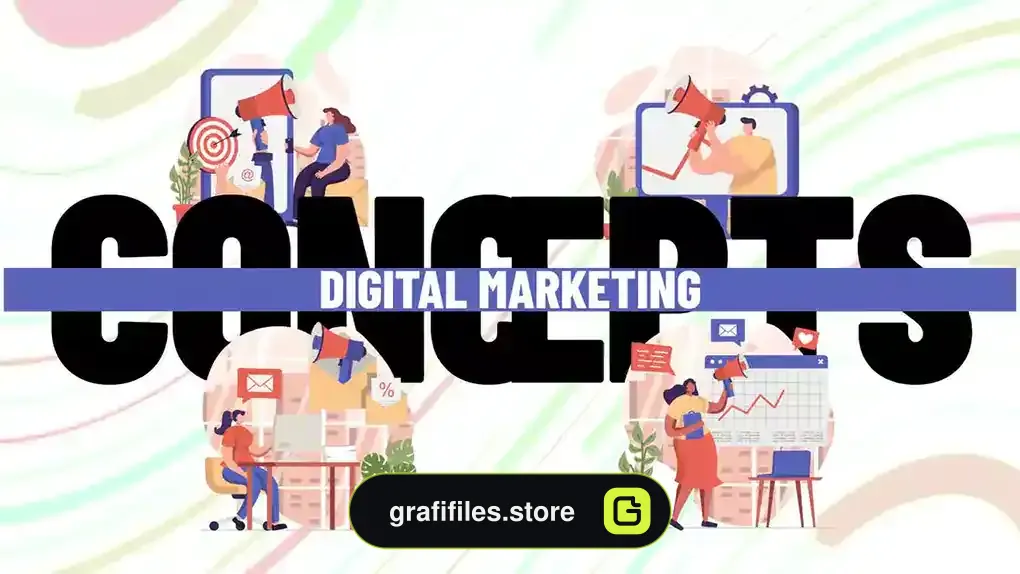 پروژه افترافکت موشن گرافیک بازاریابی دیجیتال Digital Marketing