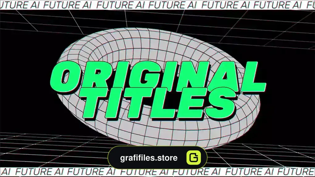 پروژه افترافکت تایتل دیجیتال Digital Titles