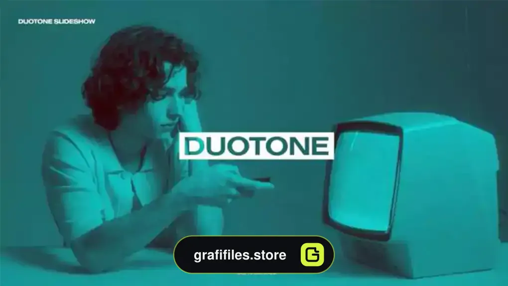 پروژه پریمیر اسلایدشو Duotone Slideshow