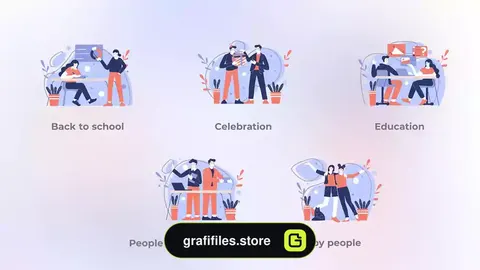 پروژه افترافکت موشن گرافیک آموزش و ارتباطات