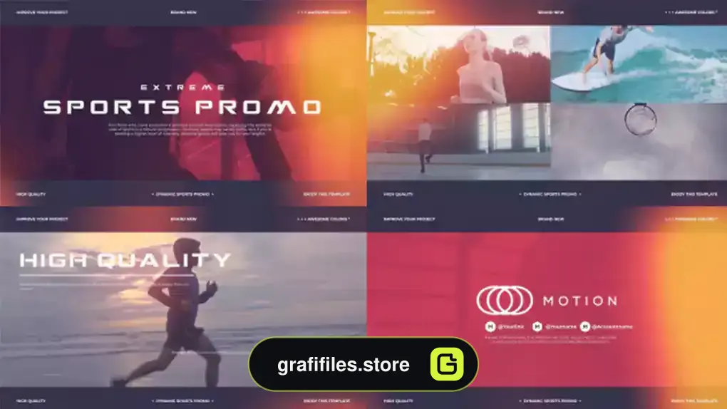 پروژه افترافکت تیزر ورزشی Extreme Sport Promo