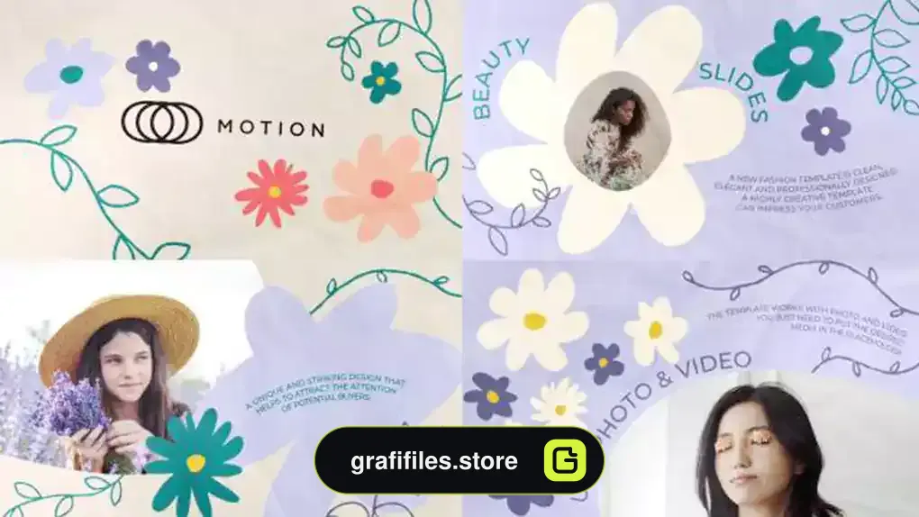 پروژه افترافکت اسلایدشو Flowers Slides