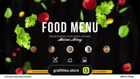 پروژه پریمیر تیزر تبلیغاتی غذا