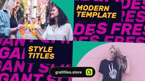 پروژه پریمیر اسلایدشو Fresh Graceful Slideshow