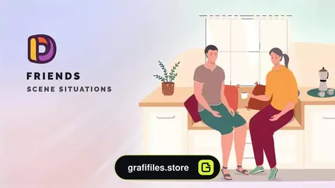 پروژه افترافکت موشن گرافیک دوست
