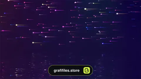 بک گراند موشن گرافیک ذرات درخشان بالای آب