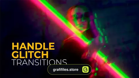 ترانزیشن داوینچی ریزالو گلیچ Handle Glitch Transitions