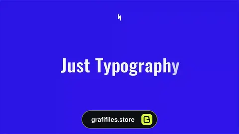 پروژه پریمیر تایپوگرافی Just Typography
