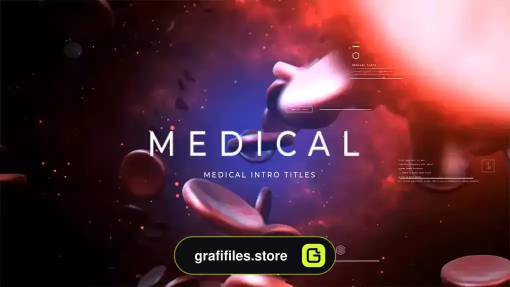 پروژه افترافکت اینترو پزشکی Medical Intro