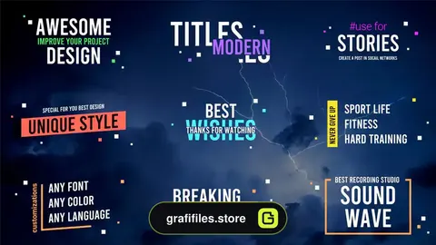 پروژه داوینچی ریزالو تایتل مدرن Modern Titles 3