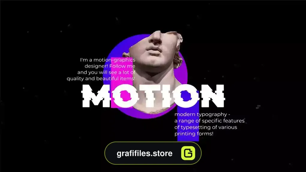 پروژه پریمیر تایپوگرافی مدرن Modern Typography V2
