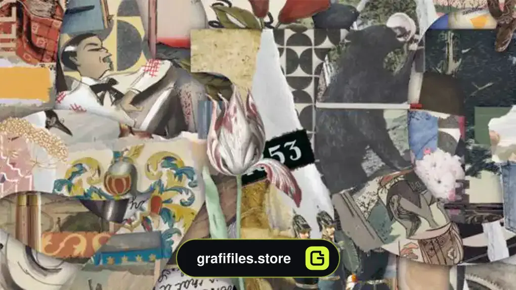 ترانزیشن پریمیر کلاژ کاغذی Paper Collage Transitions