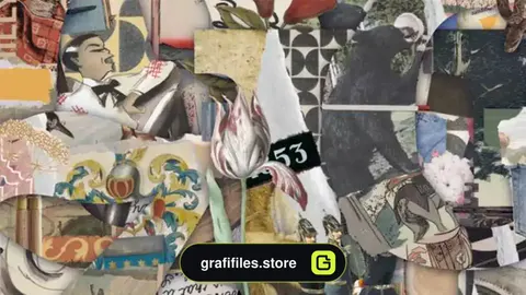 ترانزیشن پریمیر کلاژ کاغذی Paper Collage Transitions