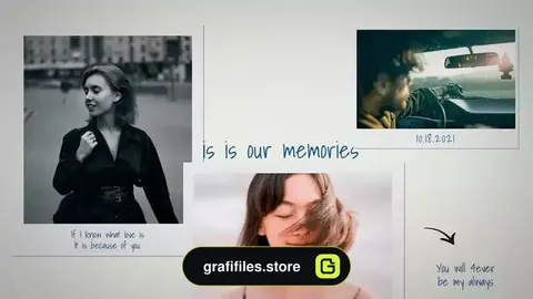 پروژه پریمیر گالری عکس خاطرات Photo Memories Gallery