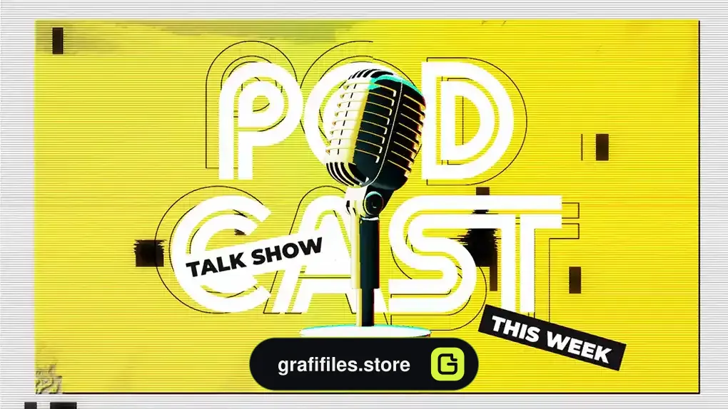 پروژه پریمیر تیزر تبلیغاتی پادکست Podcast Live Promo