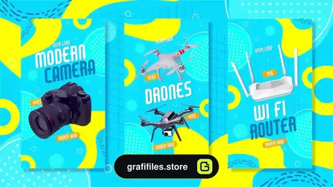پروژه افترافکت استوری اینستاگرام معرفی محصول Product Promo Story